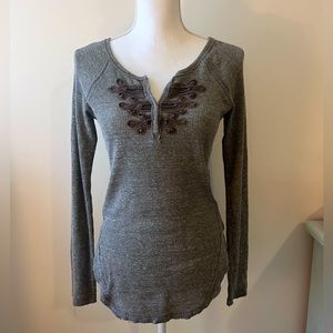 Free people thermal soft long sleeve top